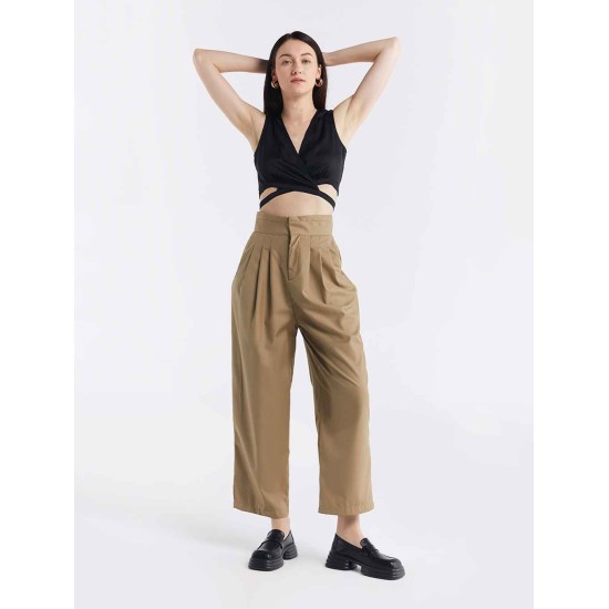 High Waisted Pleated Pants High Waisted Pleated Pants