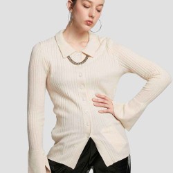 Sweater With Regular Collar