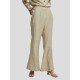 Crimped Texture Flared Trousers Crimped Texture Flared Trousers