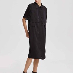 Striped Shirt Dress