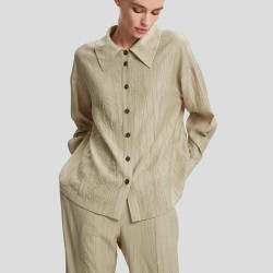 Crimped Texture Shirt