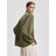 Loose-Fit Linen-Cotton Blouse Loose-Fit Linen-Cotton Blouse