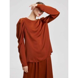 Gigot-Sleeve Blouse