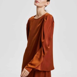 Gigot-Sleeve Blouse