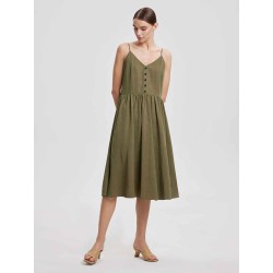 V-Neck Strap Dress