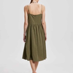 V-Neck Strap Dress