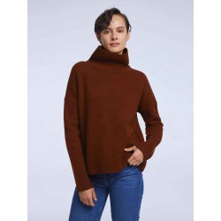 Turtleneck Yak Wool Pullover Sweater