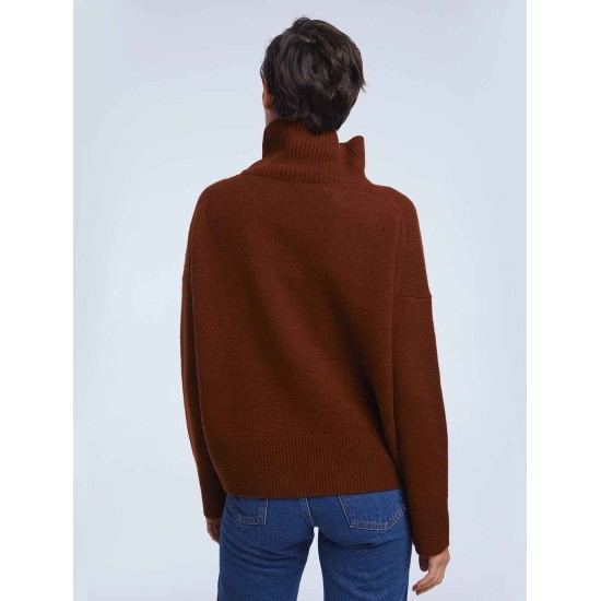 Turtleneck Yak Wool Pullover Sweater Turtleneck Yak Wool Pullover Sweater