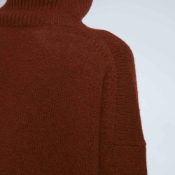 Turtleneck Yak Wool Pullover Sweater