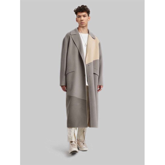 Midi Block Cashmere Coat Midi Block Cashmere Coat