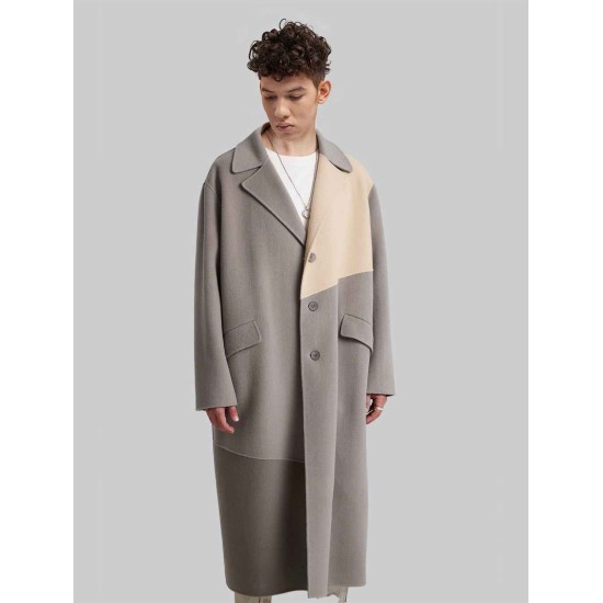 Midi Block Cashmere Coat Midi Block Cashmere Coat