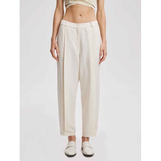 Linen-Blend Tapered Pants Linen-Blend Tapered Pants
