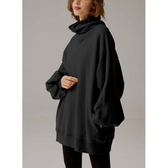Boxy Long Sleeves Sweatshirt Boxy Long Sleeves Sweatshirt