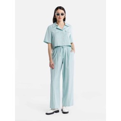 Drawstring Straight Leg Pants