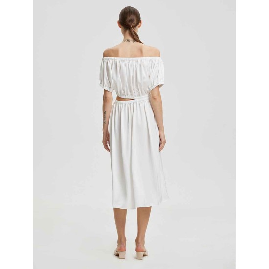 Asymmetric Cut-Out Waist Dress Asymmetric Cut-Out Waist Dress