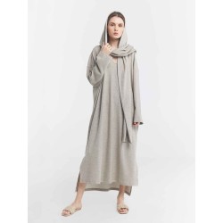Scarf Dress With Side Slit