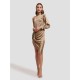 Asymmetric Sleeve Silk Dress Asymmetric Sleeve Silk Dress