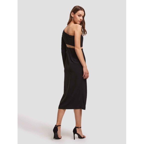 One Shoulder Straight Dress One Shoulder Straight Dress