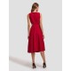 Sleeveless Sabrina Neck Dress Sleeveless Sabrina Neck Dress