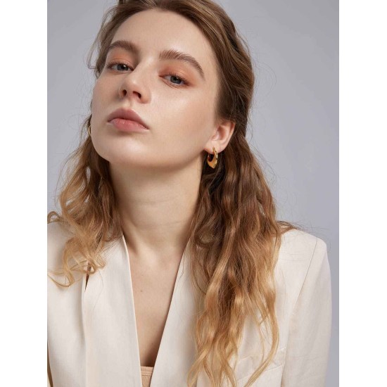 Cavel Shaped Hoops Cavel Shaped Hoops