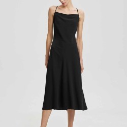 Square-Neck Slip Dress