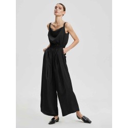 Stripe-Pattern Jumpsuit