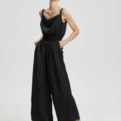 Stripe-Pattern Jumpsuit