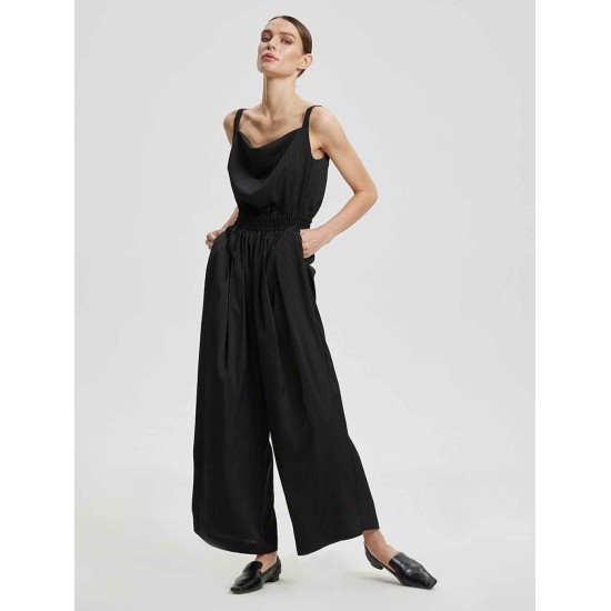 Stripe-Pattern Jumpsuit Stripe-Pattern Jumpsuit