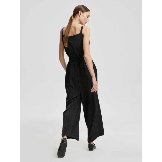 Stripe-Pattern Jumpsuit Stripe-Pattern Jumpsuit