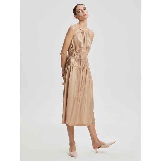 Gathered Slip Dress Gathered Slip Dress