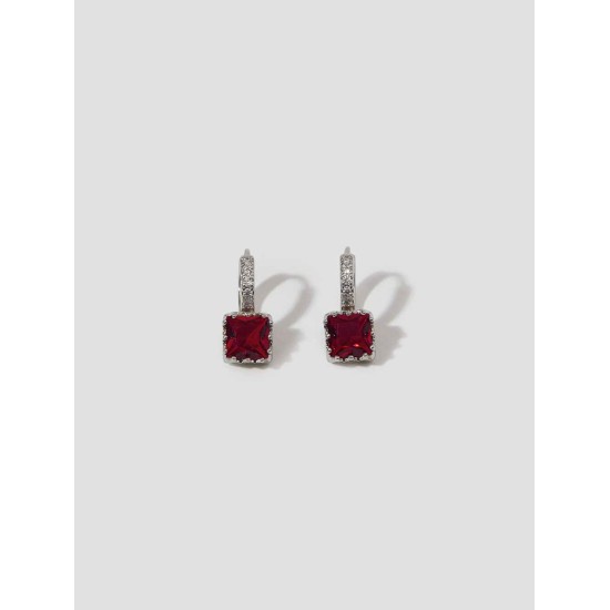 Sparkling Gemstone Hoop Earrings Sparkling Gemstone Hoop Earrings