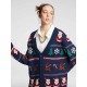 V-neck Christmas Cardigan V-neck Christmas Cardigan