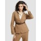 V Neck Belted Blazer V Neck Belted Blazer