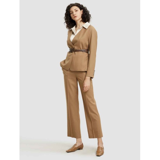 V Neck Belted Blazer V Neck Belted Blazer