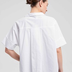 Folded Sleeve-End Shirt