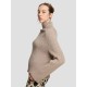 Cropped High-collar Knit Sweater Cropped High-collar Knit Sweater