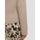 Cropped High-collar Knit Sweater Cropped High-collar Knit Sweater