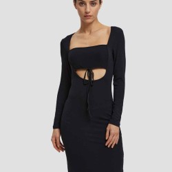 Cutout Waist Bodycon