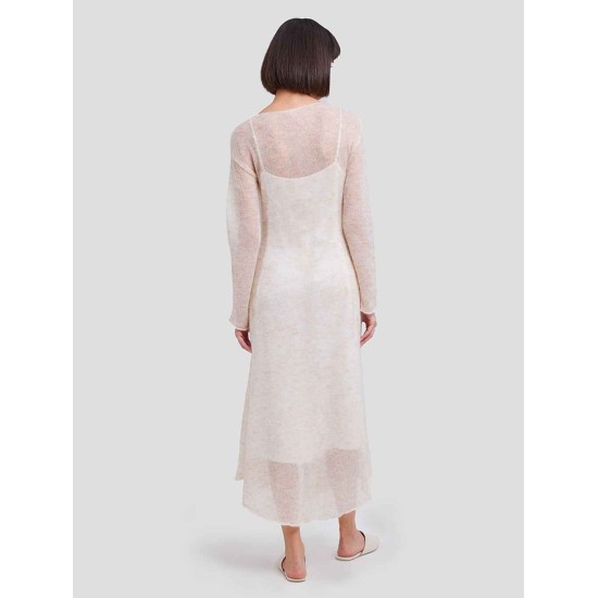 V-slope Layer Mesh Dress V-slope Layer Mesh Dress