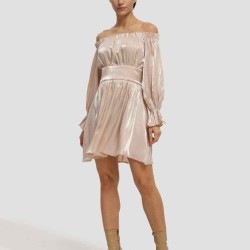Off-the-shoulder Mini Dress