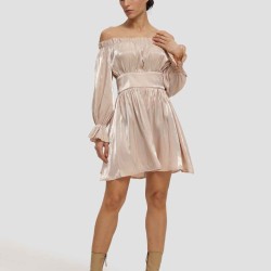 Off-the-shoulder Mini Dress