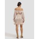 Off-the-shoulder Mini Dress Off-the-shoulder Mini Dress