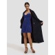Tied Back Mini Velvet Dress Tied Back Mini Velvet Dress