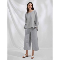 Loose-Cut Sweatsuit Set