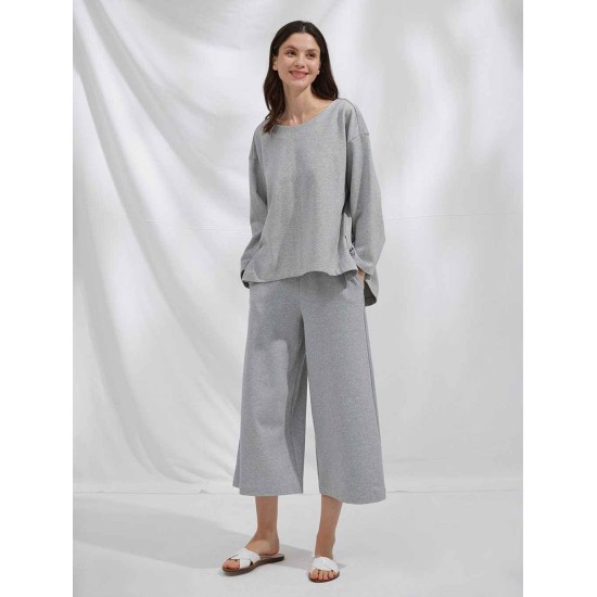 Loose-Cut Sweatsuit Set Loose-Cut Sweatsuit Set
