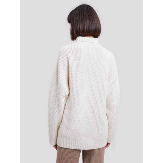 Roll-neck Fine Ribbed Cashmere Jumper Roll-neck Fine Ribbed Cashmere Jumper