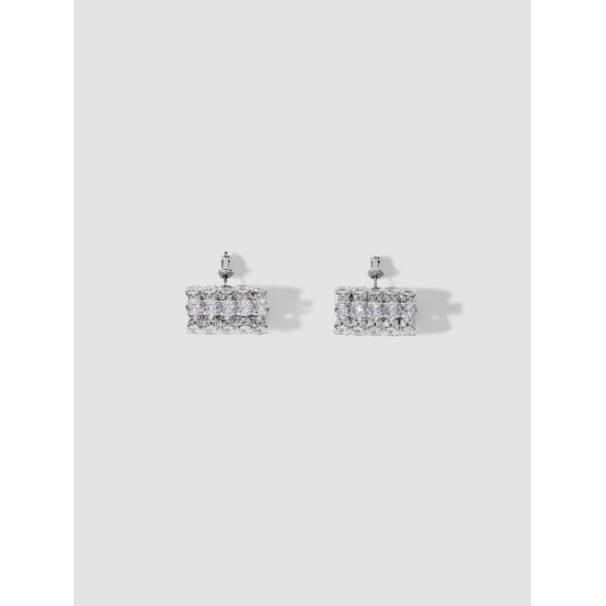 Gem-embedded Columniform Studs Gem-embedded Columniform Studs