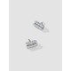 Gem-embedded Columniform Studs Gem-embedded Columniform Studs