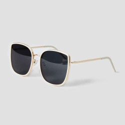 Retro Thin-Rim Sunglasses