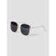 Retro Thin-Rim Sunglasses Retro Thin-Rim Sunglasses